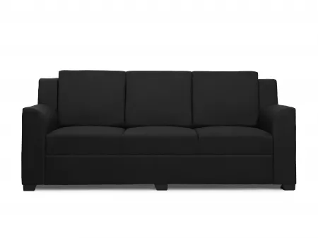 Erica Upholstered 3 Seater Sofa in Charcoal Color